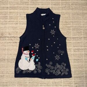 Winter Snowmen Festive Vest